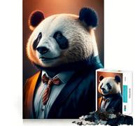 Puzzle Panda pour Adultes 1000 pièces, Jouet de Stimulation logique, Group Joy Premium Edge, Surprise d'anniversaire (50x75cm)