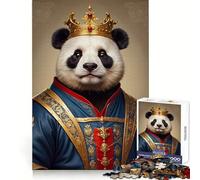 Puzzle Panda Prince pour Adultes, 1000 pièces, Jeu de réflexion, Plaisir Lent, Design à Assembler, Joli Cadeau (50x75cm)