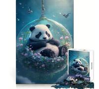 Puzzle Panda Sieste pour Adolescents 1000 pièces, Jeu de logique Solide, Plaisir partagé, Bords Nets, Joli Cadeau (38x26cm)