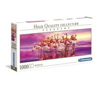 Puzzle Panorama 1000 pièces - Clementoni - Flamants roses - Adulte