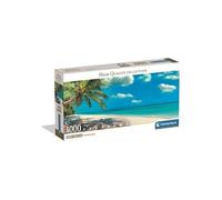 Clementoni – Puzzle 1000 pièces Panorama Swinging by The Ocean HQC Compact – Fabriqué en Italie