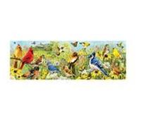 Eurographics Puzzle panoramique Oiseaux du jardin 1000 pièces multicolore - version anglaise