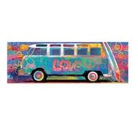 Eurographics Puzzle Love Bus, Hippie Bus, 1000 Teile Panorama, 96 x 32 cm, 6010-5549