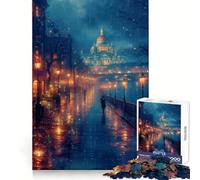 Puzzle Panthéon de Paris 1000 pièces Cadeau pour Adultes Amélioration de la mémoire Loisirs Décoration Murale aux détails précis (50x75cm)