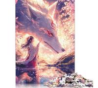 Puzzle Panthère Tonnerre Lumineuse pour Adultes et Adolescents, 1000 pièces (75 x 50 cm)