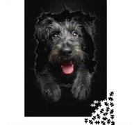Puzzle Papier 1000 Pièces avec Irish Wolfhound, 38x26cm/1000pcs