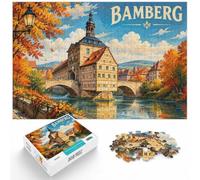 Puzzle Papier pour Adultes Bamberg 1000pcs (38x26cm) | Pour les amateurs de puzzles en hiver : ce puzzle adulte 1000 pièces associe idée cadeau et passion du puzzle.