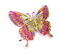 Puzzle papillon 3D - Boîte de construction en acrylique de 29,9 cm | Puzzle coloré avec assemblage créatif pour l'entraînement du cerveau, soulagement du stress, choix de cadeau | Décoration de bureau