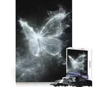 Puzzle Papillon Fantôme Blanc pour Adolescents 1000 Pièces Stimulation Mentale Détente et Bien-être Assemblage Précis Cadeau Spécial (38x52cm)
