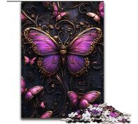 Puzzle Papillon Magique 1000 pièces pour Adultes et Adolescents, Jouets éducatifs et éducatifs, Jeux familiaux avec Affiche et fiche de Questions-réponses (Taille 50x75cm)