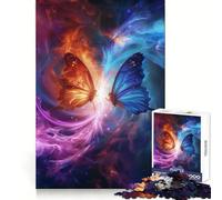 Puzzle Papillon Spatial 1000 pièces pour Adultes, Jeu d'entraînement cérébral, Image Douce et relaxante Assembler, Joli Cadeau (38x52cm)