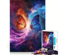Puzzle Papillon Spatial pour Adolescents, 1000 pièces, Jeu de réflexion Relaxant, découpe soignée, Cadeau raffiné (50x75cm)