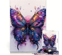 Puzzle Papillon Spatial pour Adultes, 1000 pièces, Jeu Intelligent, Calme et apaisant, Motif Assembler, Cadeau Exceptionnel (38x52cm)