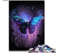 Puzzle Papillons colorés 1000 pièces pour Adultes et Adolescents, Anti-Stress, Vacances à la Maison, Interaction Parent-Enfant (50x75cm)
