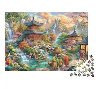 Puzzle Paradis Oriental 1000 pièces Nuit de Paris Puzzle Durable pour Adultes Excellent Cadeau pour Adultes Stimulant et Casse-tête 70x50cm/1000 pièces