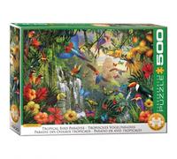Puzzle - Paradis Tropical Des Oiseaux - 500 Pièces