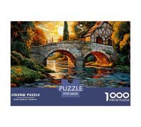 Puzzle ParadisDe 1000 Pièces pour Adultes, Flowing Water en pour Jeux D'activités Familiales, Puzzle À Faire Soi-même pour Décoration Murale De La Maison, Cadeaux 38x26cm/1000pcs