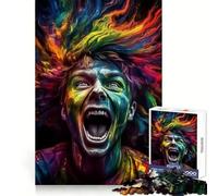 Puzzle Paranoia 1000 pièces pour Adultes et Adolescents Jeu de logique Clair Découpe Parfaite pour Les vœux du Père Noël (50x75cm)