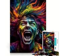 Puzzle Paranoia 1000 pièces pour Adultes, Jeu de logique, détente et Divertissement, Design Original, Cadeau de Noël (38x52cm)