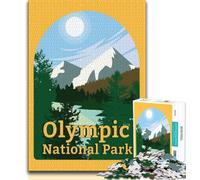 Puzzle Parc National Olympique pour Adultes et Adolescents, 1000 pièces, Jouet Éducatif Intellectuel Décompressant, Cadeau d'anniversaire, Cadeaux, Décoration Murale 50x75cm