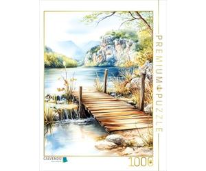 Puzzle · Parcs nationaux des Lacs de Plitvice | 1000 pièces · Format assemblé 64 × 48 cm · CALVENDO Puzzle