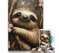 Puzzle Paresseux 1000 pièces pour Adolescents, Jeu éducatif et Stimulant, idéal comme Cadeau pour Toute la Famille (75x50cm)