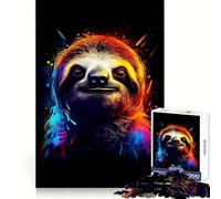 Puzzle Paresseux Incroyable de 1000 pièces pour Adultes, Stimulant cognitif et détente, Assemblage Solide, Cadeau de Noël Chic (50x75cm)