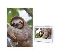 Puzzle paresseux sur une branche d'arbre pour adultes de 1000 pièces, puzzle en bois à partir de photos, casse-tête stimulant, parfait pour les soirées de jeu, décoration de la maison, cadeau pour les
