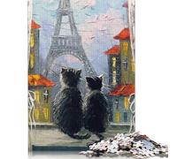 Puzzle Parisiens pour Adultes et Adolescents 500 pièces Puzzle en Bois pour Adultes et Adolescents Jeux éducatifs à Domicile Jouets DIY 500 pièces (52 x 38 cm)