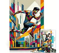 Puzzle Parkour Street Sport WPAP pour Adultes, 1000 pièces, Jouet d'exercice Mental apaisant, Design à Assembler, Cadeau Exceptionnel (50x75cm)