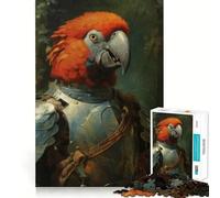 Puzzle Parrot Knight pour Adultes, 1000 pièces, Jeu de logique et de détente, Bords Lisses, Cadeau spécial (50x75cm)