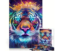 Puzzle Party Tiger 1000 pièces pour Adolescents, Jeu intellectuel, Moments de Partage, découpe de qualité, Cadeau mémorable (38x52cm)