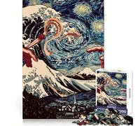 Puzzle Pass Joint Nuit étoilée 1000 pièces pour Adolescents, améliore la mémoire, Passe-Temps Silencieux, Cadeau d'anniversaire Parfait (50x75cm)