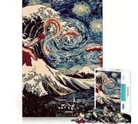 Puzzle Pass Joint Nuit étoilée 1000 pièces pour Adolescents, améliore la mémoire, Passe-Temps Silencieux, Cadeau d'anniversaire Parfait (50x75cm)
