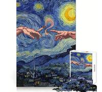 Puzzle Pass Joint Nuit étoilée 1000 pièces pour Adolescents Puzzle cérébral Relaxant Cadeau de qualité supérieure (38x52cm)