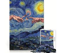 Puzzle Pass Joint Nuit étoilée 1000 pièces pour Adultes, Puzzle Stimulant la réflexion, Moment de détente, Bords précis, Cadeau Exquis (38x26cm)