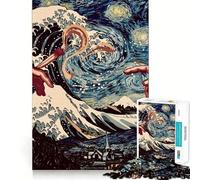 Puzzle Pass Joint Nuit étoilée pour Adolescents, 1000 pièces, Jeu Mental, Loisirs, Divertissement, découpe de qualité supérieure, Cadeau attentionné (38x26cm)