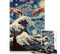 Puzzle Pass Joint Nuit étoilée pour Adolescents, 1000 pièces, Jeu Mental, Loisirs, Divertissement, découpe de qualité supérieure, Cadeau attentionné (38x26cm)