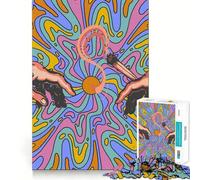 Puzzle Pass Joints Hands of God 1000 pièces pour Adultes, Jeu cérébral Relaxant, Cadeau de qualité supérieure Sharp Edge (38x26cm)