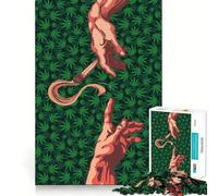 Puzzle Pass Joints Hands of God 1000 pièces pour Adultes Jeu de logique Clair et Amusant Découpe Parfaite Cadeau élégant (38x52cm)
