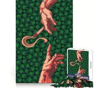 Puzzle Pass Joints Hands of God 1000 pièces pour Adultes Jeu de logique Clair et Amusant Découpe Parfaite Cadeau élégant (38x52cm)