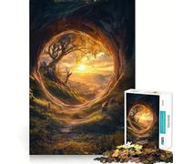Puzzle Passage Secret Difficile pour Adultes 1000 Pièces Think Toy Paisible et Amusant Découpe Propre Pièce d'art Fine (50x75cm)