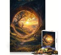 Puzzle Passage Secret Difficile pour Adultes 1000 Pièces Think Toy Paisible et Amusant Découpe Propre Pièce d'art Fine (50x75cm)