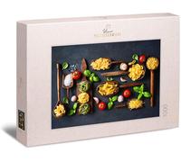 Puzzle Pâtes Puzzle 1000 Pièces - Des Pâtes Italiennes Sur Des Cuillères En Bois Originales