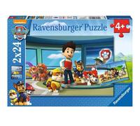 Ravensburger - Puzzle Enfant - Puzzles 2x24 p - des museaux efficaces - Pat'Patrouille - Dès 4 Ans - 09085