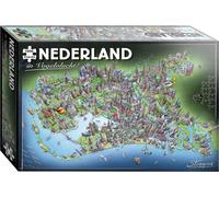 Puzzle Pays-Bas en vue d'oiseau, 1000 pcs.