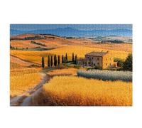 Puzzle Paysage 1000 pieces Adultes, Puzzle 1000 pieces Chalet, Puzzles Bois de Qualité Supérieure avec Une Boîte d'Emballage Exquise, Jeu de Concentration pour Adultes, Cadeau Femme, Cadeau Homme E-77