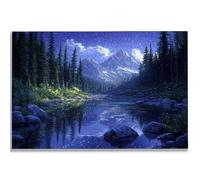 Puzzle Paysage 1500 Pièces Adultes, Puzzle 1500 Pièces pour Adultes et Enfants à Partir de 14 Ans, Montagne Puzzles Bois de Qualité Supérieure avec Une Boîte d'emballage Exquise, Cadeau Femme, -3413