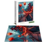 Puzzle Paysage 3000 Pièces Adultes, Puzzle 3000 Pièces pour Adultes et Enfants à Partir de 14 Ans, Architecture Puzzles Bois de Qualité Supérieure avec Une Boîte d'emballage ExquiseCadeau H-5277