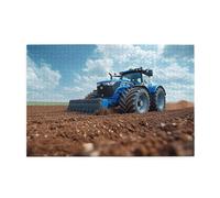 Puzzle Paysage 4000 Pieces Adulte Tracteur, Puzzles Classiques Art avec Boîte d'emballage, Jeux Divertissants pour la Famille Amusant/Coloré, DIY Cadeau Creatif Adulte pour Decoration Maison 1T-1336